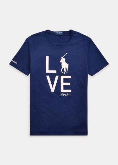 T Shirt Ralph Lauren Pink Pony Live Love Homem 97843-ONUZ